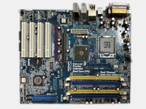 Placabasae1 Placa Base ASRock 775Dual-VSTA (Socket LGA 775) - Híbrida DDR/DDR2 y AGP/PCIE